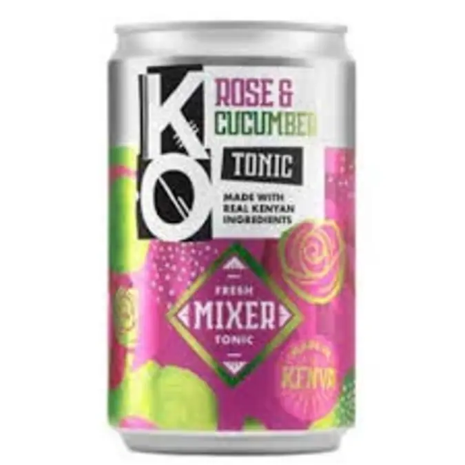 Kenyan Orig.Tonic Rose & Cucumber 200Ml Can